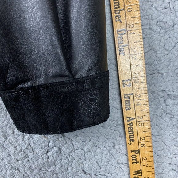 VTG Wilson’s Leather Pelle Studio Women’s Thinsulate Leather Jacket Medium Black - Picture 12 of 15